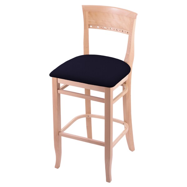 25" Counter Stool, Natural Finish, Canter Twilight Seat